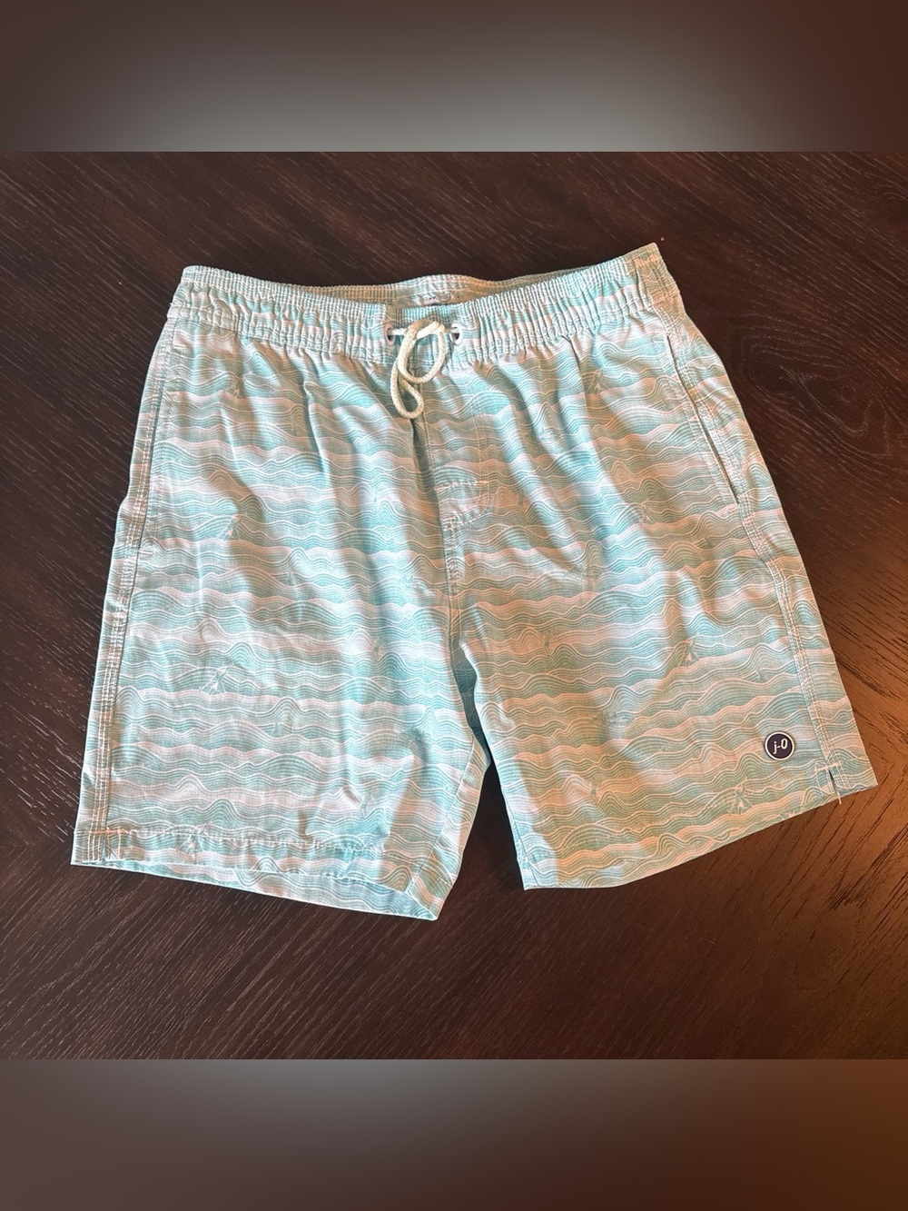 johnnie-O Wave-Print Swim Trunks Boys size‎ 14